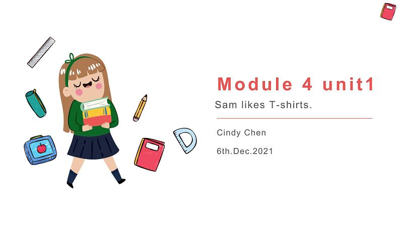 Module 4 Unit1 Sam likes T-shirts（课件） 英语二年级上册01