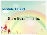 Module 4 Unit 1 Sam likes T-shirts 課件(共15張PPT)