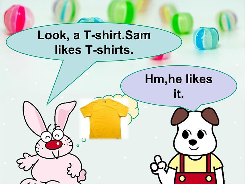 Module 4 Unit 1 Sam likes T-shirts 课件(共15张PPT)07