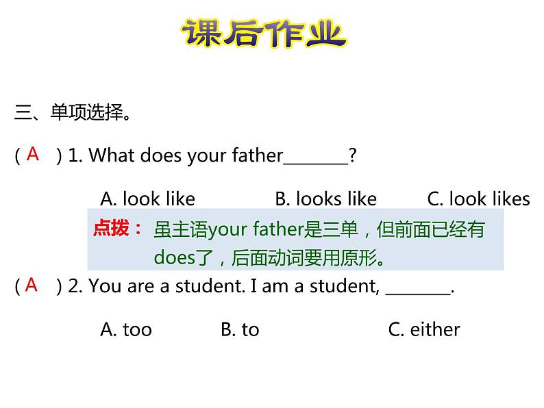 冀教版（三起）英语五年级上册 Lesson 2  What Do They Look Like？（课件+音频）04