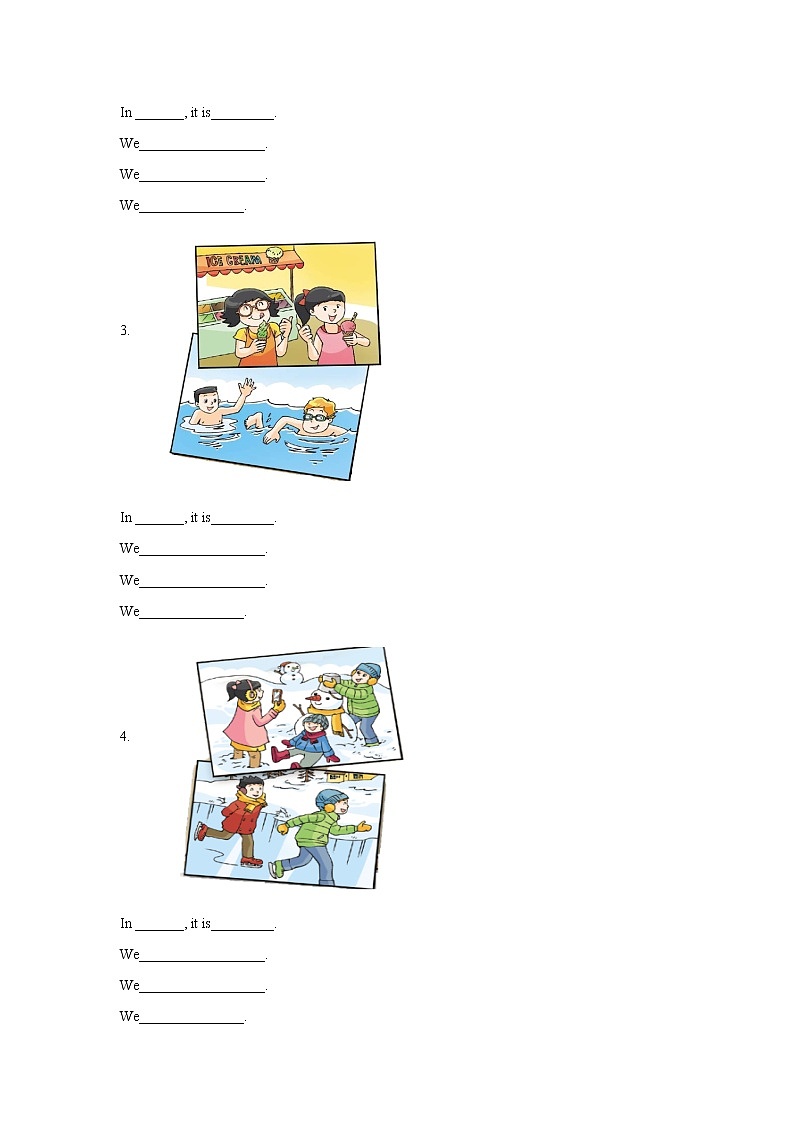 【精品】Unit5 Story time（练习及解析）-译林版（三起）-四年级英语下02