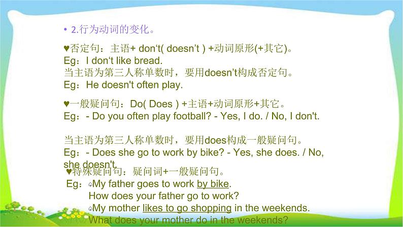 小升初英语总复习语法时态完美课件PPT05