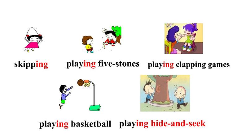 Module 5 Unit 2 What are the kids playing课件PPT03