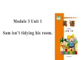 Module 3 Unit 1 Sam isn't tidying his room课件PPT