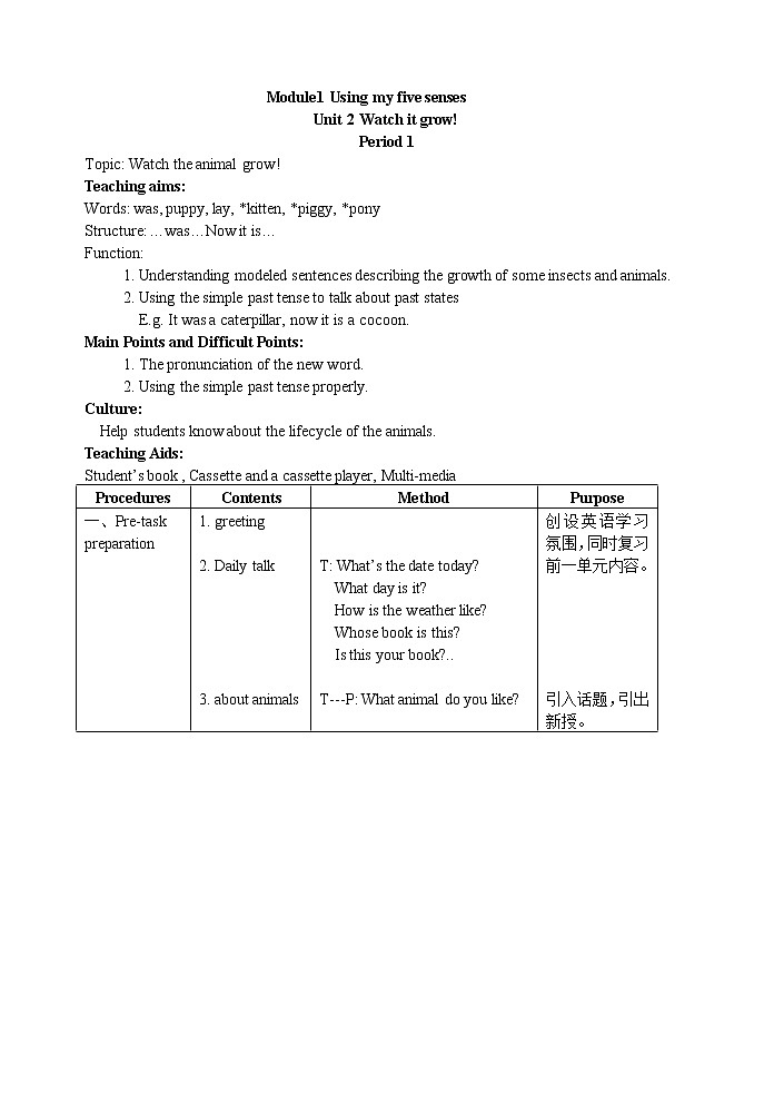 牛津上海版五下英语5B课件第一单元第二课 教案01