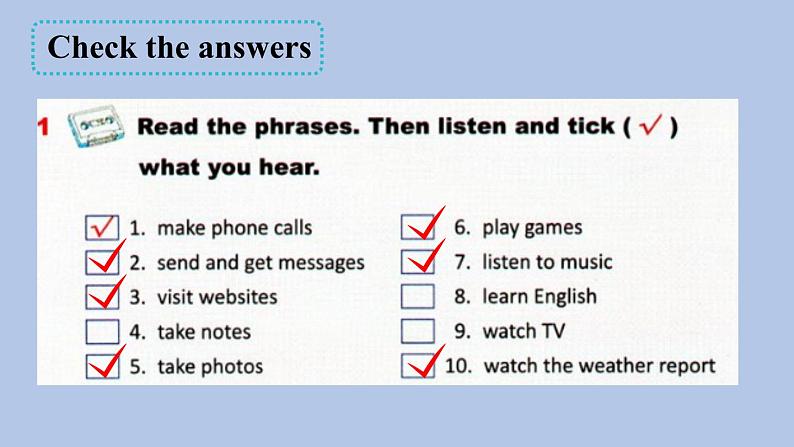 外研剑桥版英语五下Revision1第1课时 Revision 1课件第6页