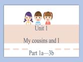 外研剑桥版英语六下uniy1My cousins and I（1）Part 1a—3b课件+教案+素材