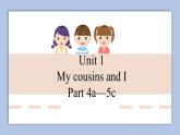 外研剑桥版英语六下uniy1My cousins and I（2）Part 4a—5c 课件+教案+素材
