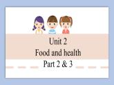 外研剑桥版英语六下uniy2Food and health（2）Part 2 & 3课件+教案+素材