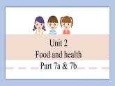外研剑桥版英语六下uniy2Food and health（6）Part 7a & 7b课件+教案+素材