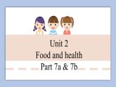 外研劍橋版英語六下uniy2Food and health（6）Part 7a & 7b課件+教案+素材