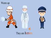 外研劍橋版英語六下Unit 4 My heroes 1  Part 1a—1c 課件+教案+素材