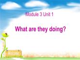 Module 3 Unit 1  What are they doing課件PPT