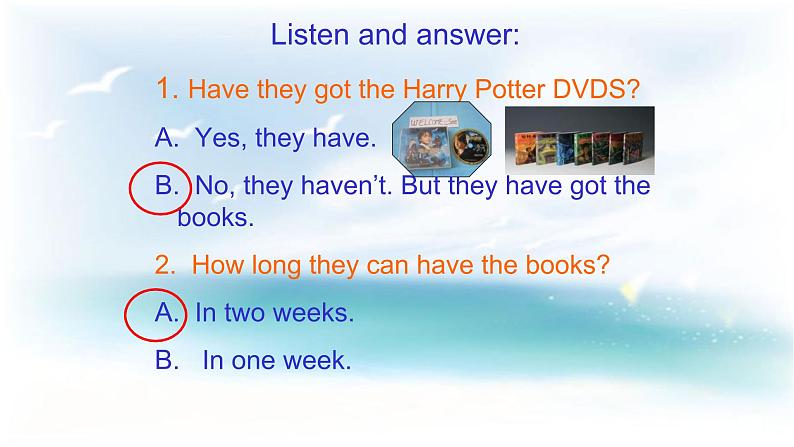 Module 3 Unit 1 Have you got the Harry Potter videos课件PPT08