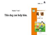Module 7 Unit 1 His dog can help him课件PPT