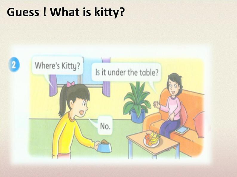 牛津译林版英语二年级下册Unit 1 Where's Kitty？课件(课时1)04