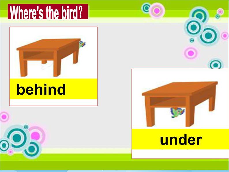 牛津译林英语三下Unit 4 Where’s the bird？课件204