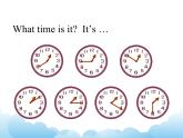 牛津译林英语三下Unit 6 What time is it？课件1