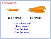 Unit 3 I like carrots - 第二课时 课件+教案