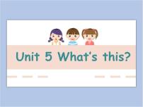 新版-牛津译林版Unit 5 What's this?获奖课件ppt