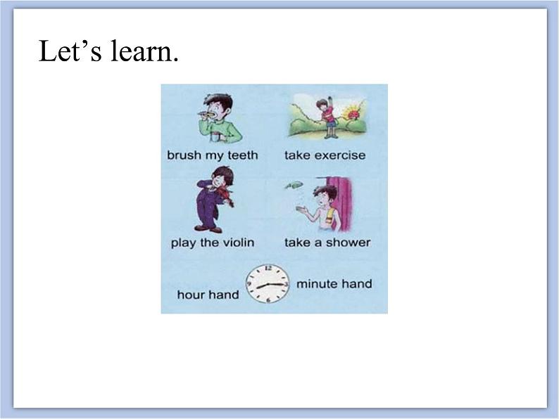 unit 2 Lesson 1 When do you get up 第一课时_课件+教案08