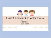unit 3 Lesson 3 It looks like a heart 第二课时_课件+教案