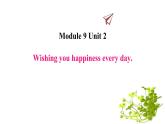 Module 9 Unit 2 Wishing you happiness every day課件PPT