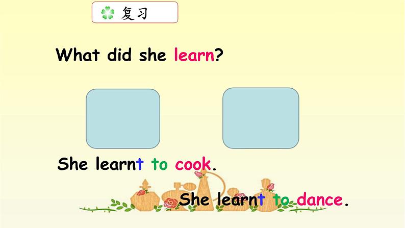 Module 2 Unit 1 She learnt English课件PPT第3页