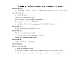 外研版（新）六下-Module 2 Unit 1 When are we going to eat【优质课件】