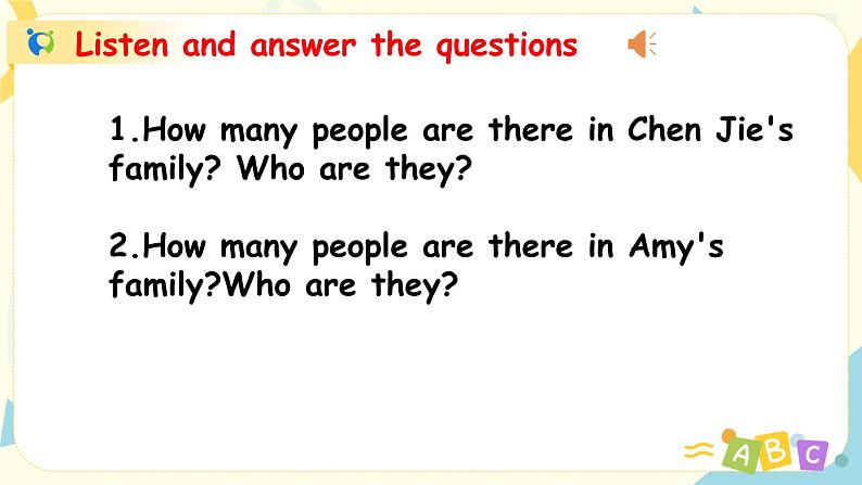 Unit6 Meet my family  第二课时  课件+教案+练习  人教版PEP四上英语07