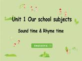 译林版四年级英语下册 Unit1 第3课时 Sound time&Rhyme time 课件