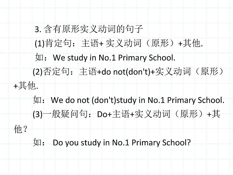 小升初英语总复习动词和时态第二节一般现在时课件第6页