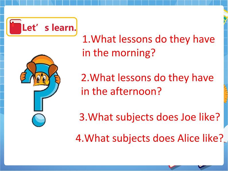 Unit 4 Subjects 第1课时（课件+教案）07