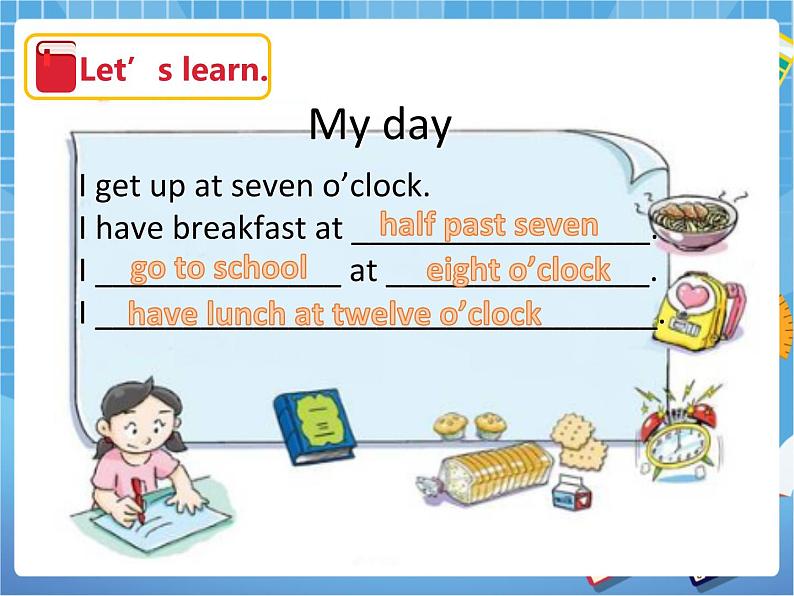 Module 3 Unit 7 My Day 第3课时 课件第8页