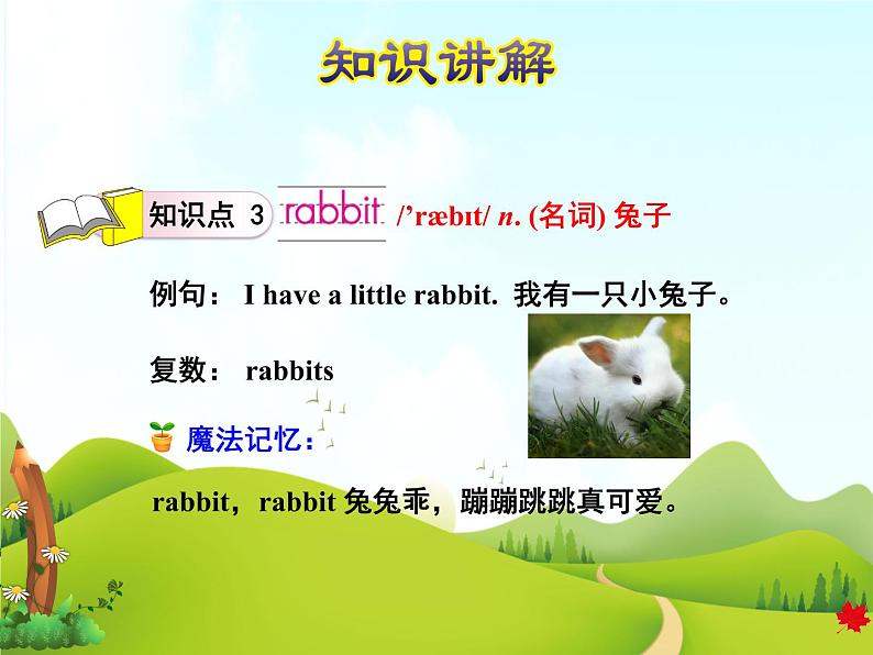 冀教版（三起点）三下 Lesson4 Horses and Rabbits 课件+教案+素材06