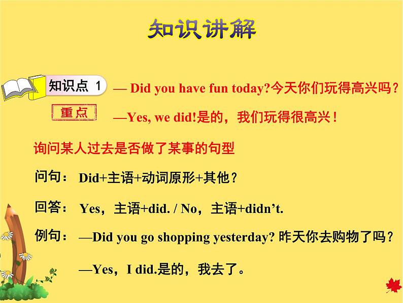 冀教版（三起点）六下 Lesson4 Did You Have Fun 课件+教案+素材04
