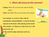 冀教版（三起點）六下 Lesson 15 Jenny’s Summer Holiday 課件+教案+素材