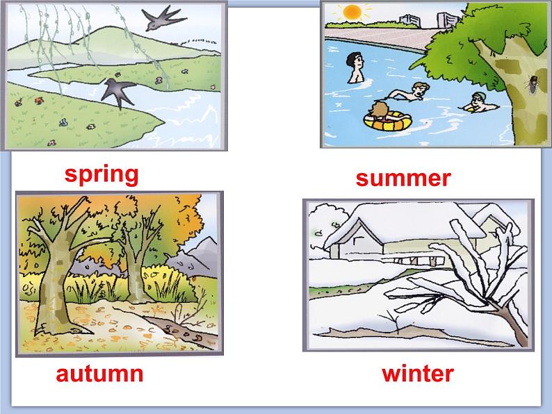 （多课时）牛津译林版英语四下 Unit 5 Seasons课件+音频＋素材02
