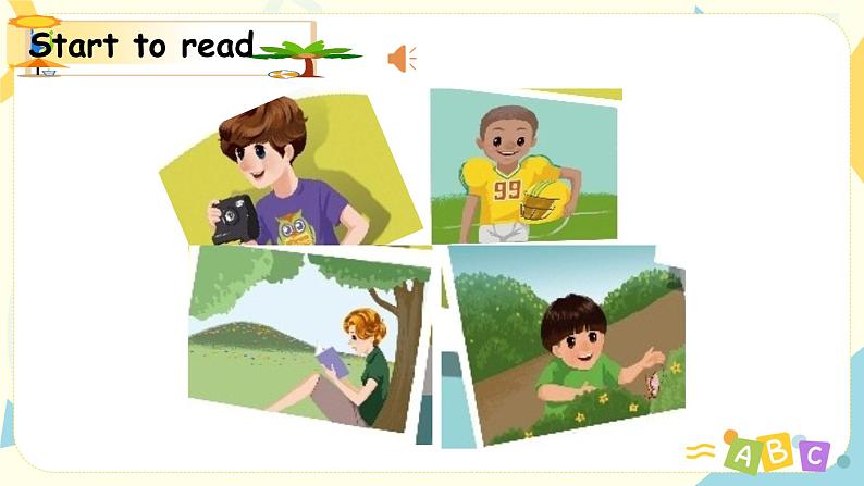 人教版PEP英语三年级下册第1单元第6课时Part B (Start to read & Story time)课件+教案+习题07