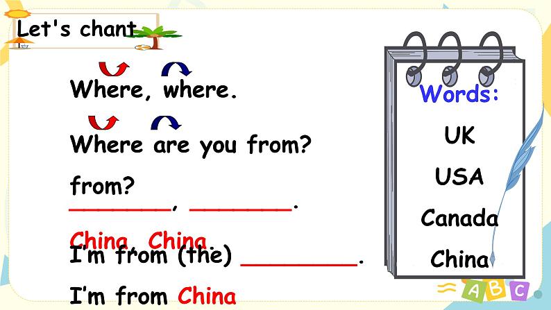 人教版PEP英语三年级下册第1单元第5课时PartＢ (Let’s talk &look and say)课件+教案+习题04