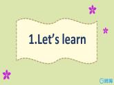 人教pep（新)三下- Unit 2 Part B 第2课时 Let's learn ~ Let's chant【优质课件】