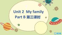 人教版 (PEP)三年级下册Unit 2 My family Part B精品课件ppt