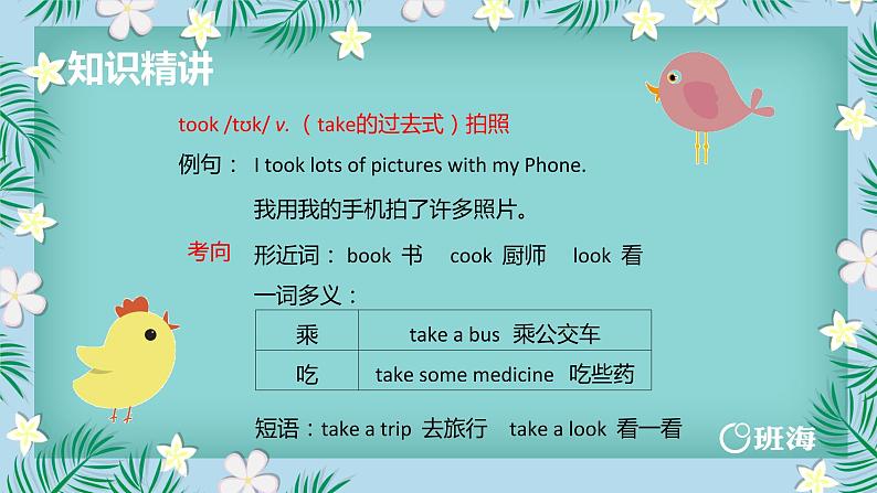 人教pep（新）六下-Unit 3 Part B 第2课时 Let 's learn ~ Look and say【优质课件】第8页