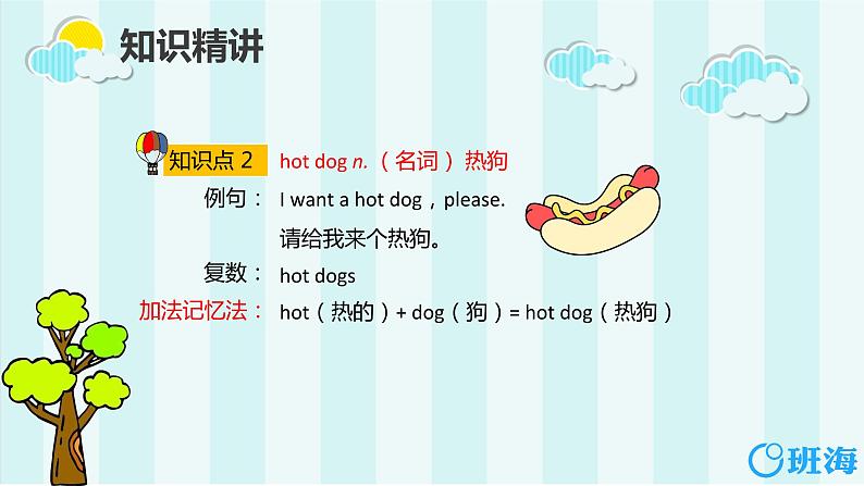 冀教版（新）三下-Unit 4 Lesson 20 Hamburgers and Hot Dogs【优质课件】第7页