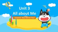 小学英语冀教版 (三年级起点)四年级下册Unit 3 All about MeLesson 13 How Old Are You?优秀课件ppt