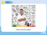 冀教版（新）四下-Unit 4 Lesson22 My Favorite Subject【优质课件】