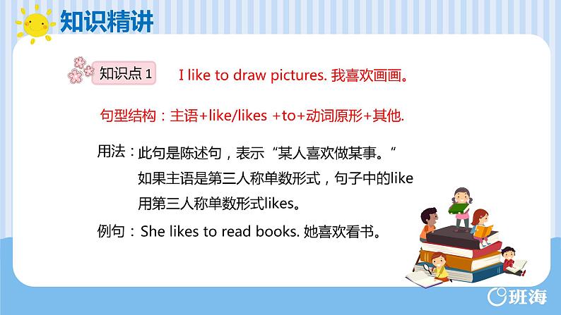 冀教版（新）四下-Unit 4 Lesson23 My Favourite School Work【优质课件】08