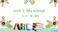 小学英语人教版 (PEP)四年级下册Unit 1 My school Part A公开课课件ppt