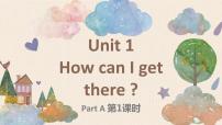 小学英语人教版 (PEP)六年级上册Unit 1 How can I get there? Part A优秀ppt课件
