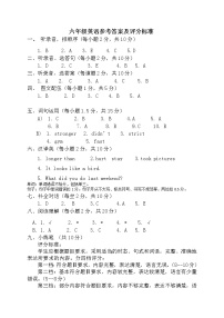 英语六年级下学期期末试题 2020-2021学年（人教PEP版）不含听力